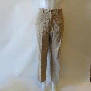 ZEGNA KHAKI COTTON CORDUROY PANTS SZ SHORT 48 *